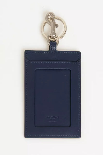 Trussardi Blauer Leder Herren Ausweishalter