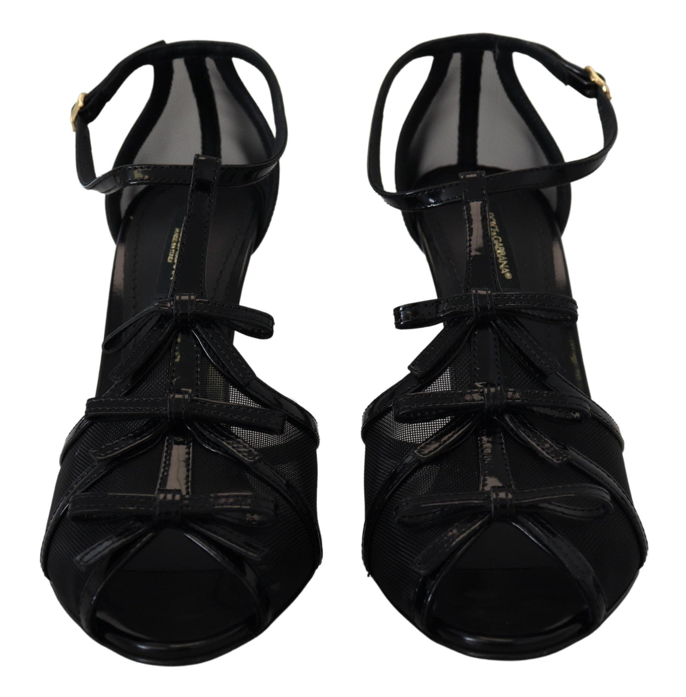 Dolce & Gabbana Schwarz Stiletto High Heels Sandalen Schuhe