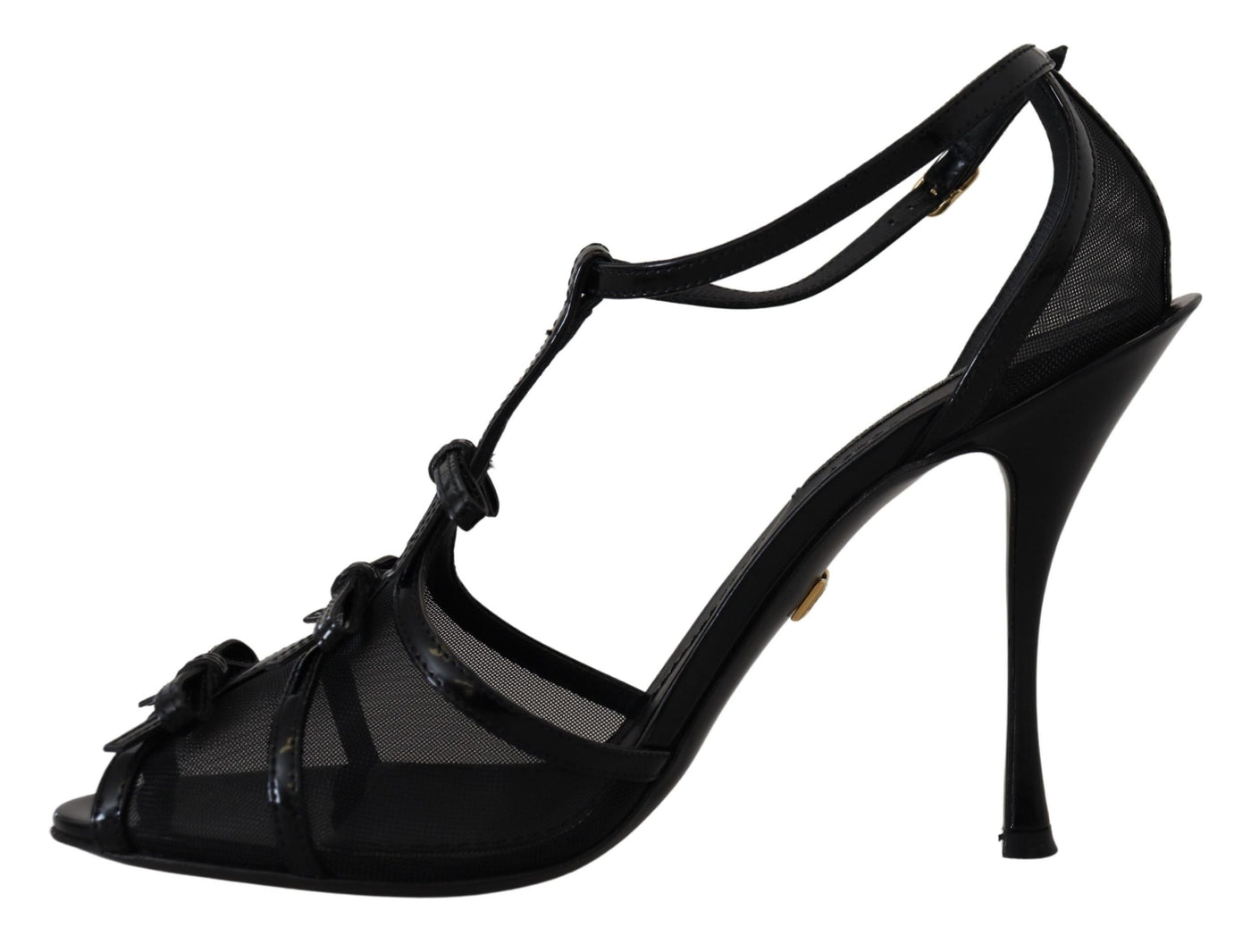 Dolce & Gabbana Schwarz Stiletto High Heels Sandalen Schuhe