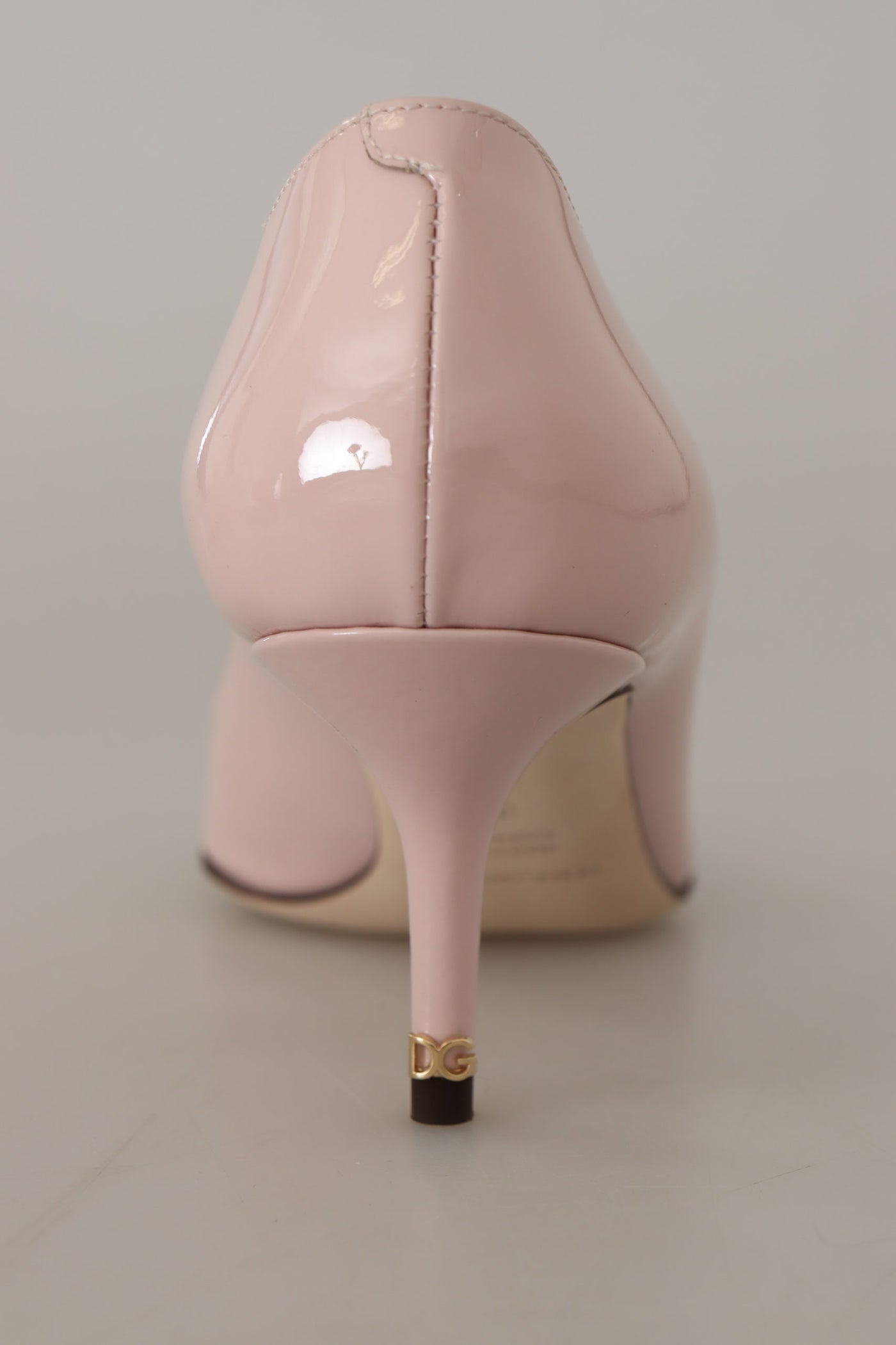 Dolce & Gabbana Rosa Lackleder Kitten Heels Pumps Schuhe
