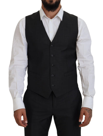 Dolce & Gabbana Grauer MARTINI 3 Stück Slim Fit Anzug