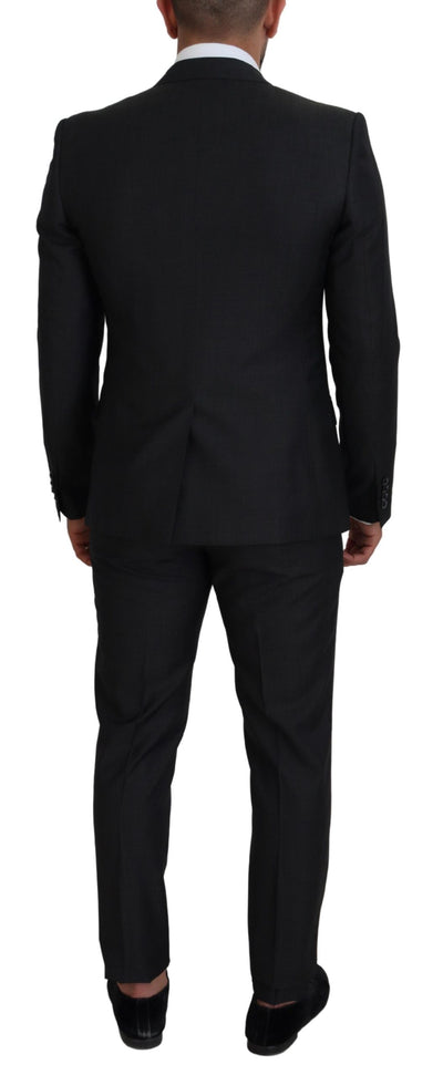 Dolce & Gabbana Grauer MARTINI 3 Stück Slim Fit Anzug