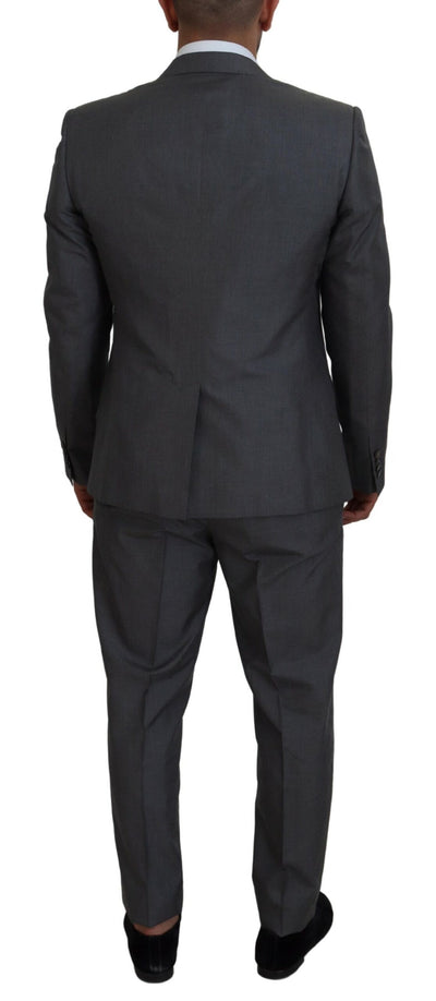 Dolce & Gabbana Grauer MARTINI 3 Stück Slim Fit Anzug