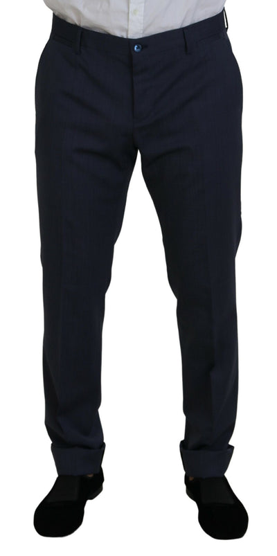 Dolce & Gabbana Blauer Wollanzug MARTINI 2 Piece Slim Fit Anzug