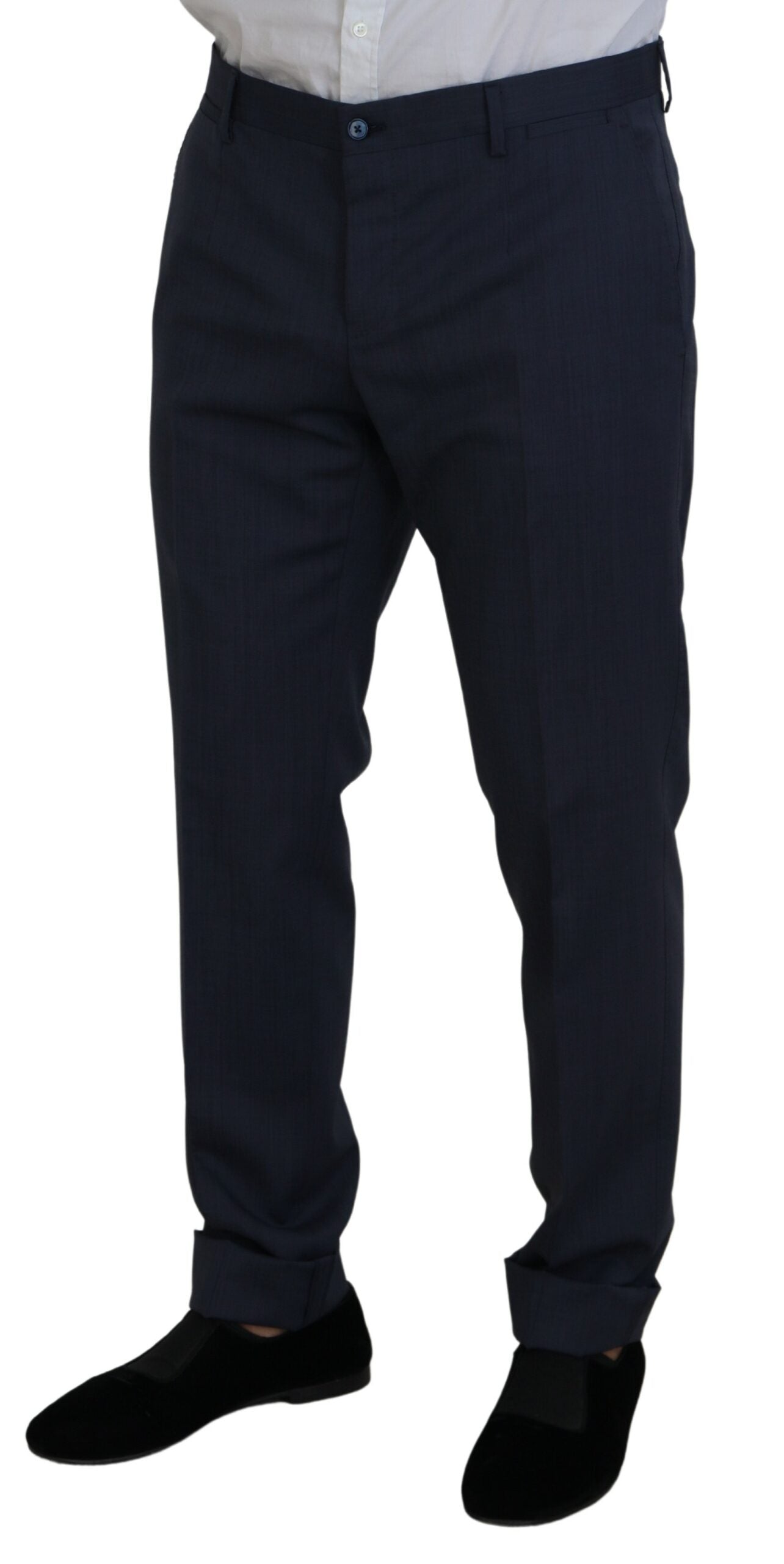 Dolce & Gabbana Blauer Wollanzug MARTINI 2 Piece Slim Fit Anzug