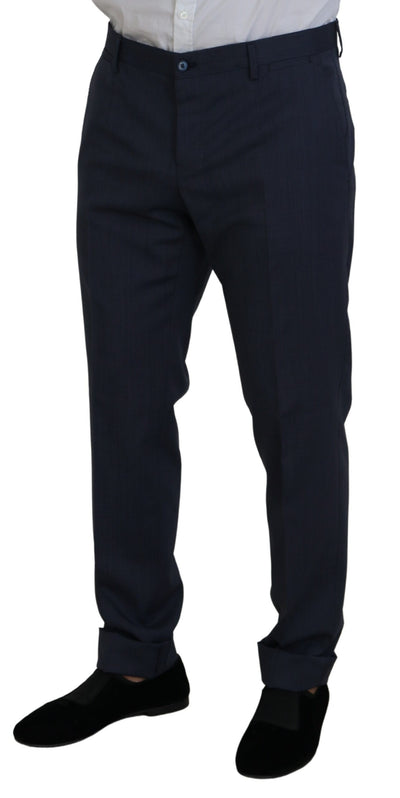 Dolce & Gabbana Blauer Wollanzug MARTINI 2 Piece Slim Fit Anzug