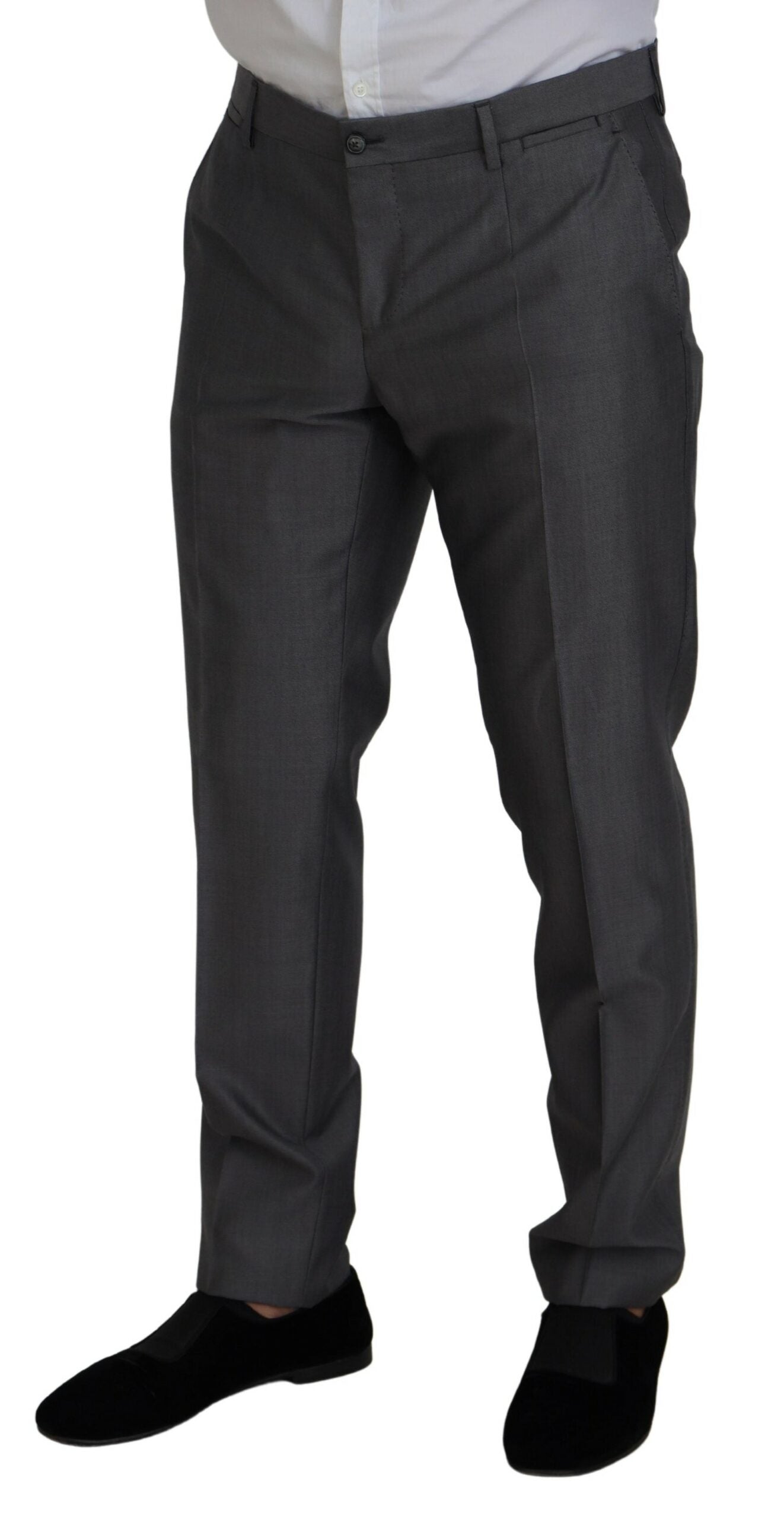 Dolce & Gabbana Grauer SICILIA 3 Stück Slim Fit Anzug