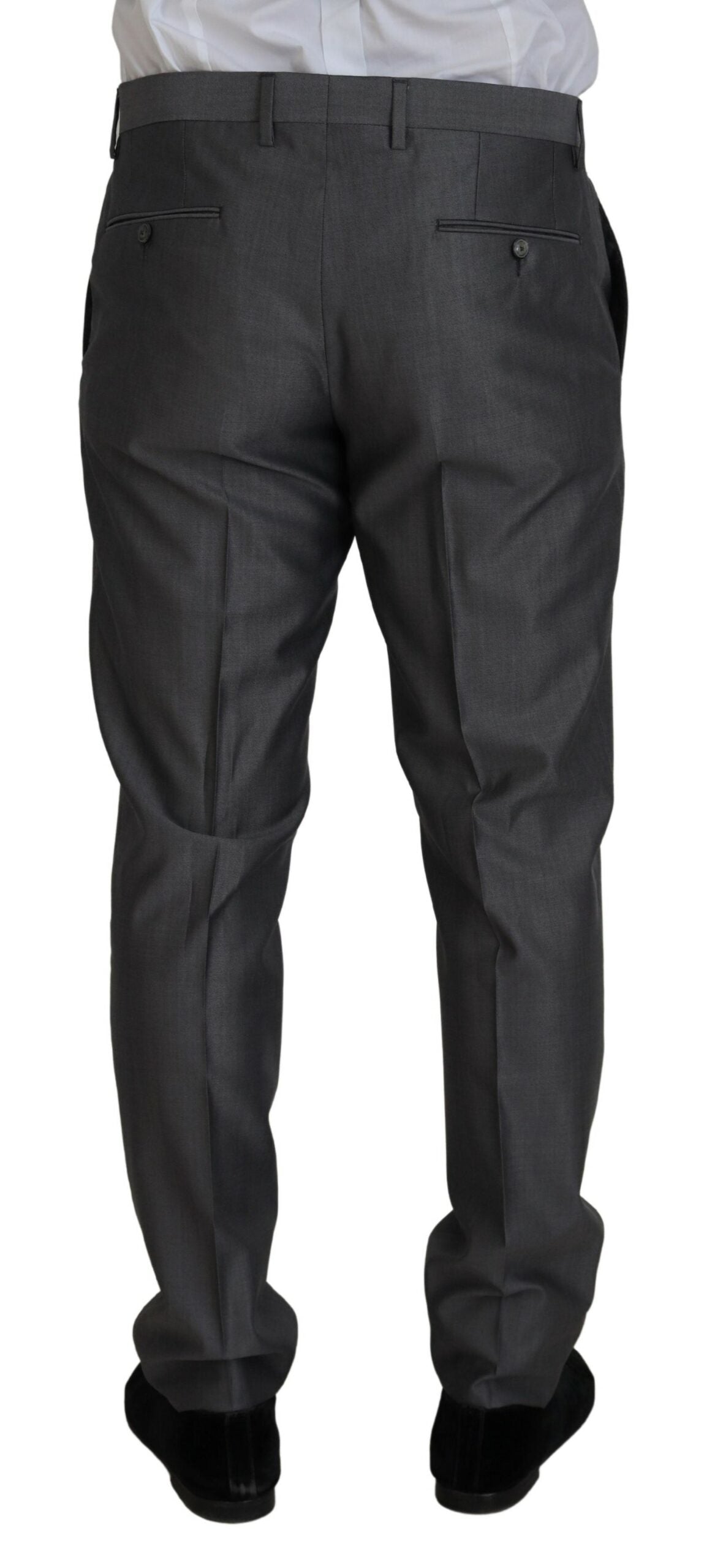 Dolce & Gabbana Grauer SICILIA 3 Stück Slim Fit Anzug