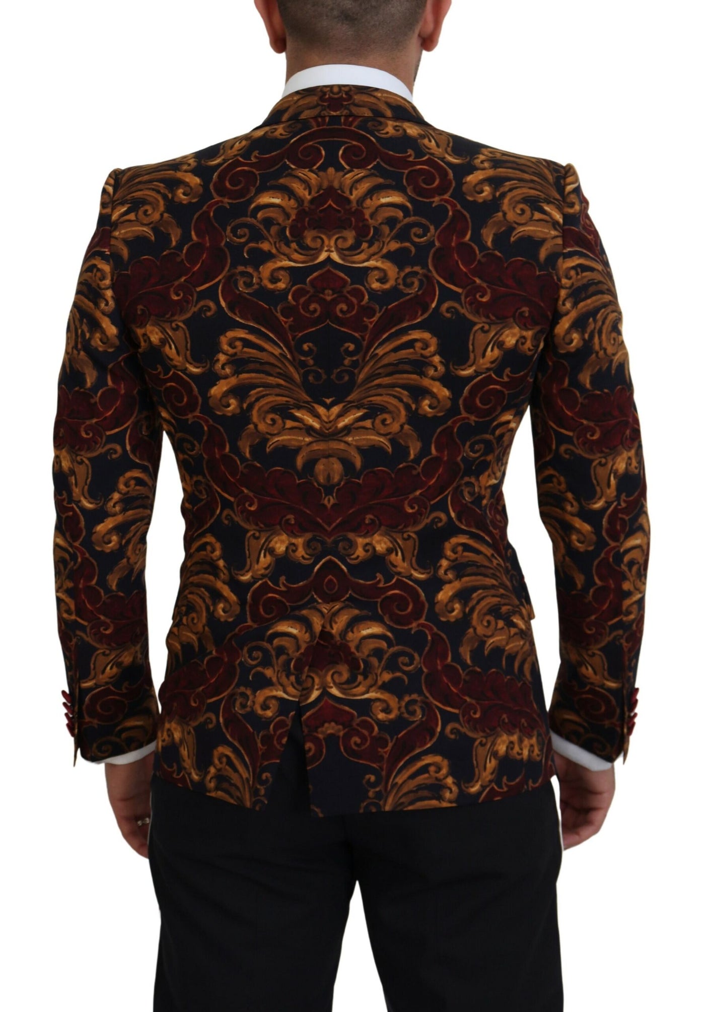 Dolce & Gabbana Multicolor Floral Einreihiger Martini-Blazer