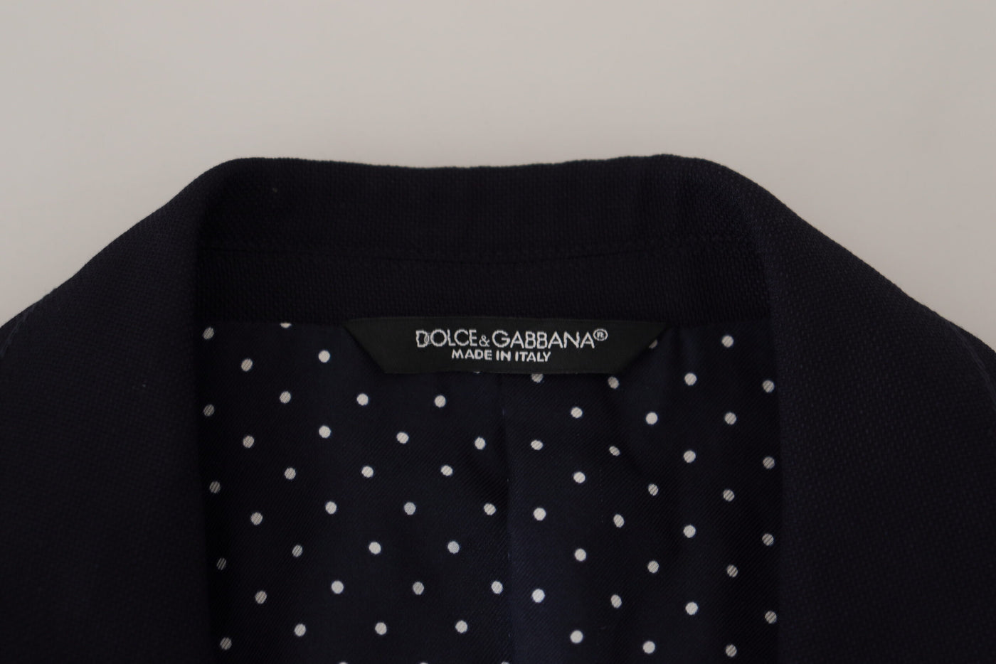 Dolce & Gabbana Blauer Taormina Blazer aus Schurwolle