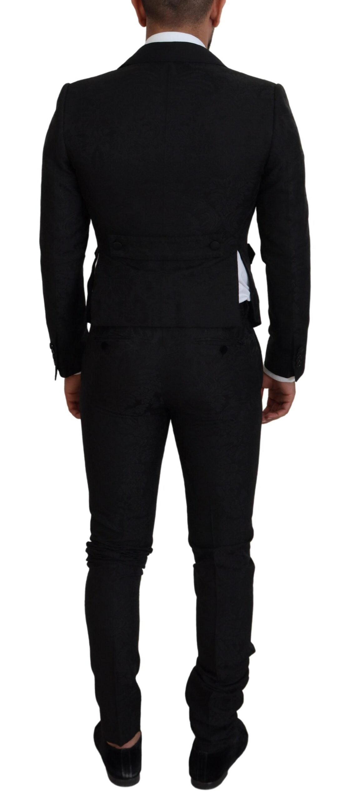 Dolce & Gabbana Schwarzer Polyester Herren 2 Stück MARTINI Anzug