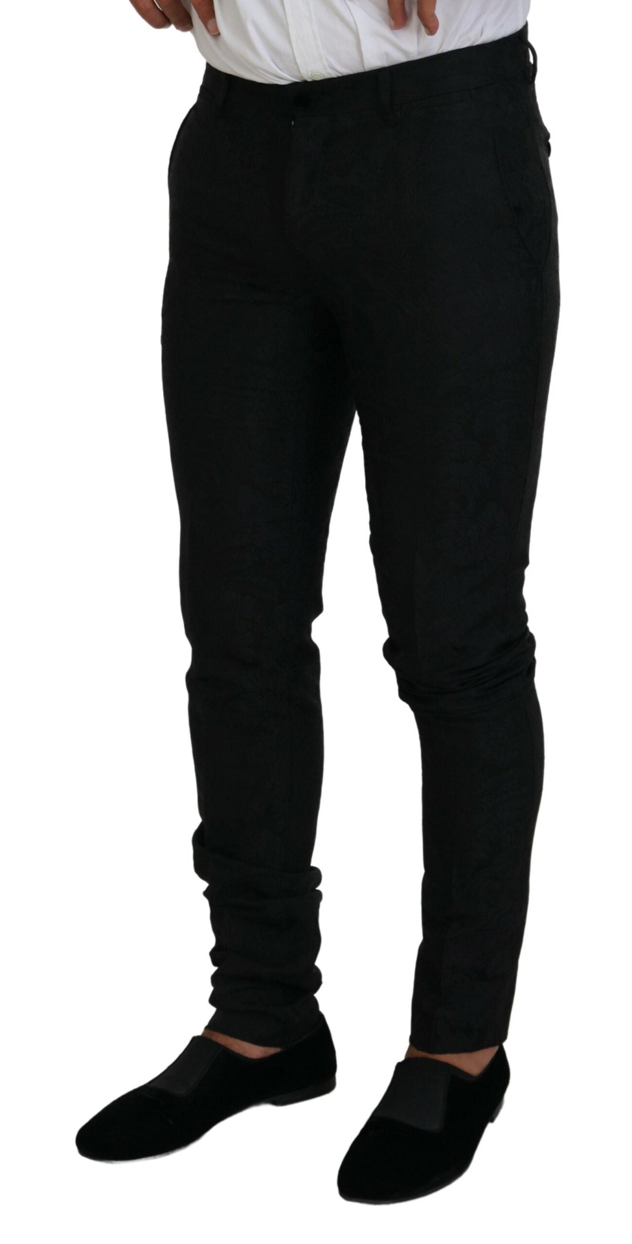 Dolce & Gabbana Schwarzer Polyester Herren 2 Stück MARTINI Anzug
