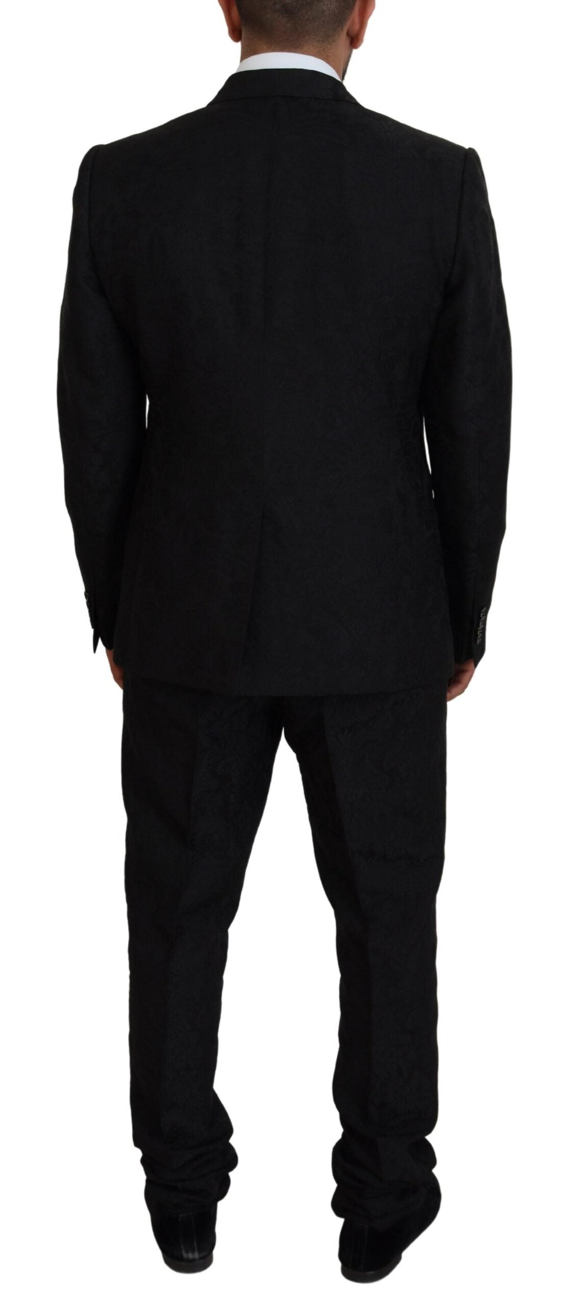 Dolce & Gabbana Schwarzer einreihiger 2-teiliger MARTINI Anzug