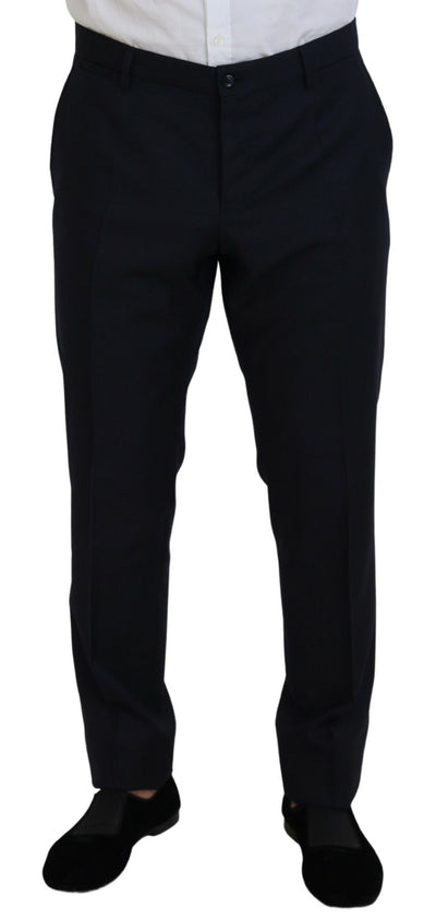 Dolce & Gabbana Blauer einreihiger 2-teiliger MARTINI Anzug