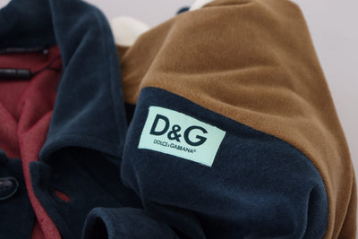 Dolce & Gabbana Multicolor Pullover mit Kragen aus Baumwolle