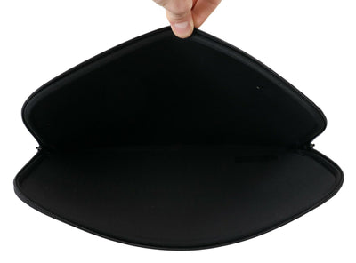 Gant Schwarzes gepolstertes Etui Tasche Zipper Cover Sleeve Case