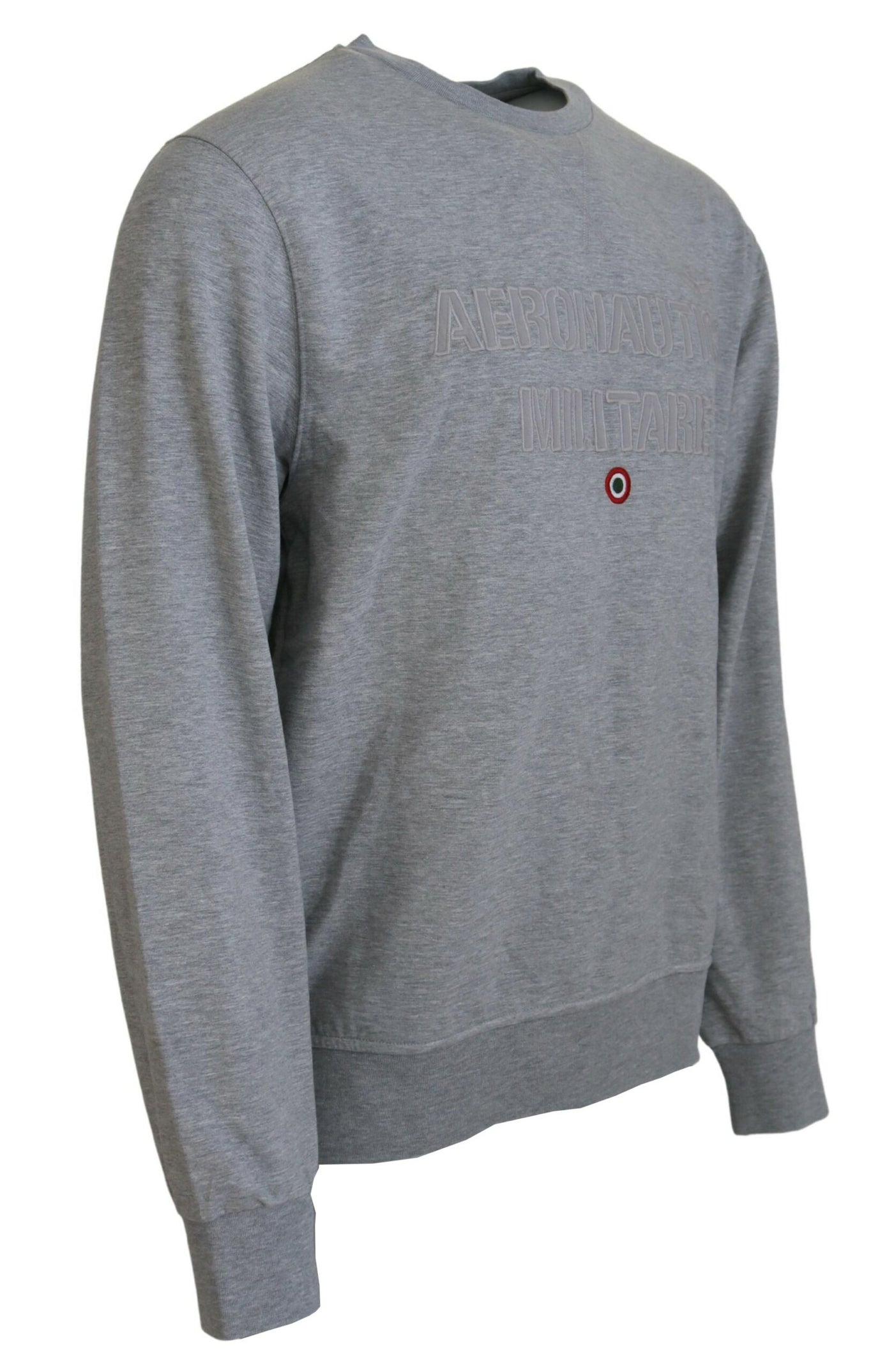 Aeronautica Militare Grauer Herren Pullover Sweatshirt Pullover