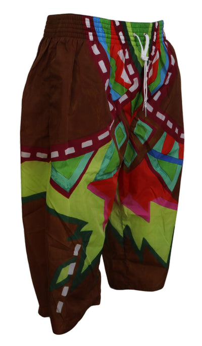 Dsquared² Multicolor Bedruckte Herren Strandbekleidung Shorts Bademode