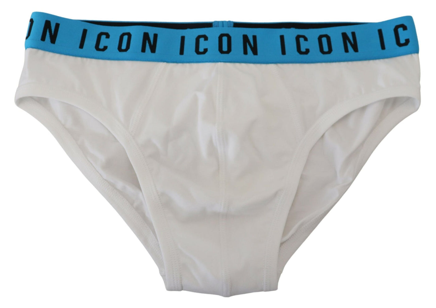 Dsquared² Weiße Icon Logo Baumwolle Stretch Männer Slip Unterwäsche