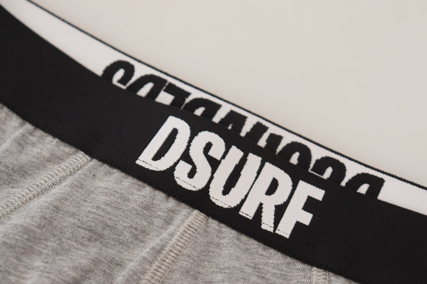 Dsquared² Graue DSURF Logo-Baumwoll-Stretch-Herren-Slip-Unterwäsche