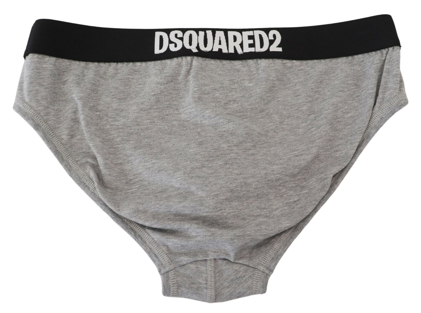 Dsquared² Graue DSURF Logo-Baumwoll-Stretch-Herren-Slip-Unterwäsche