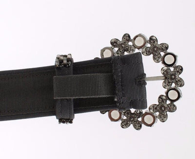 Dolce & Gabbana Multicolor Breiter Kristall Schnalle Pailletten Gürtel
