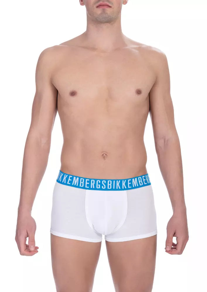 Bikkembergs Weiße Baumwolle Herrenkoffer