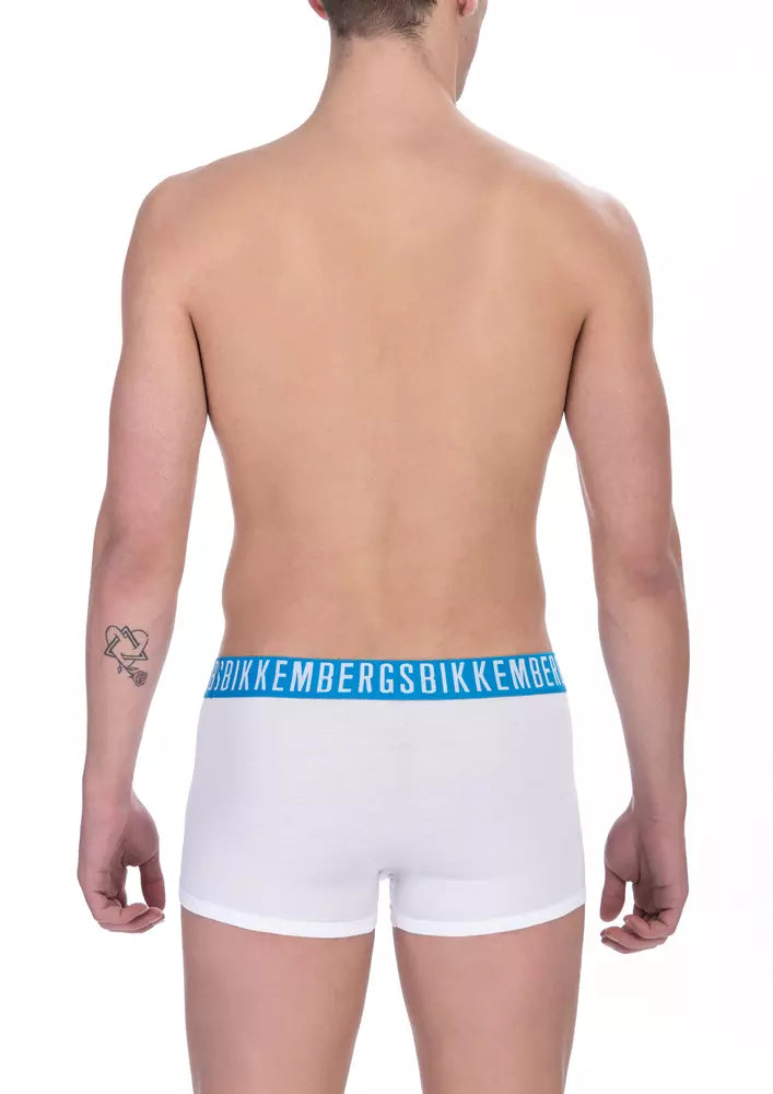 Bikkembergs Weiße Baumwolle Herrenkoffer