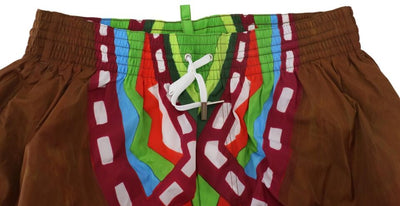 Dsquared² Mehrfarbig bedruckte Herren Bademode Badehose kurz