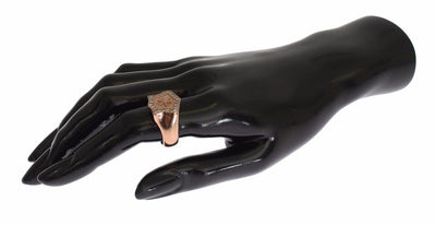 Nialaya Rosa Gold 925 Silber Authentic Clear Ring