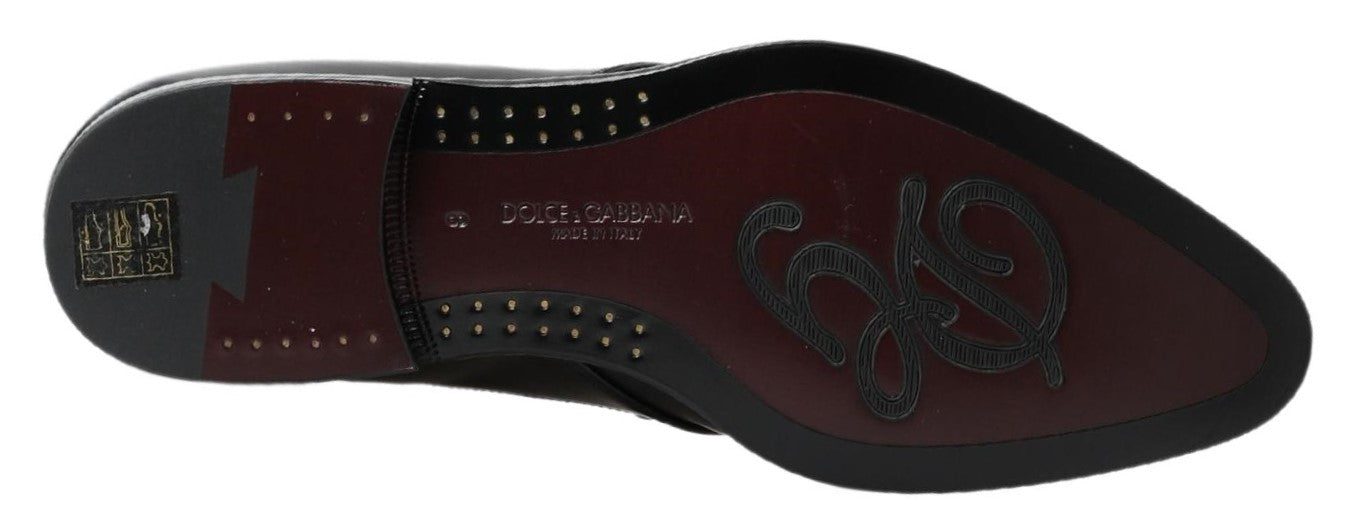 Dolce & Gabbana Schwarze Derby Schuhe für formelle Anlässe