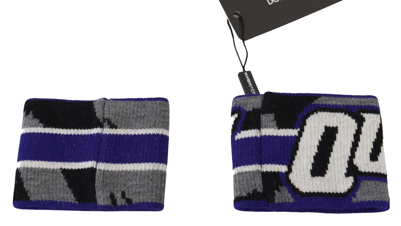 Dolce & Gabbana Lila Logo Zweiteiliges Set Armband