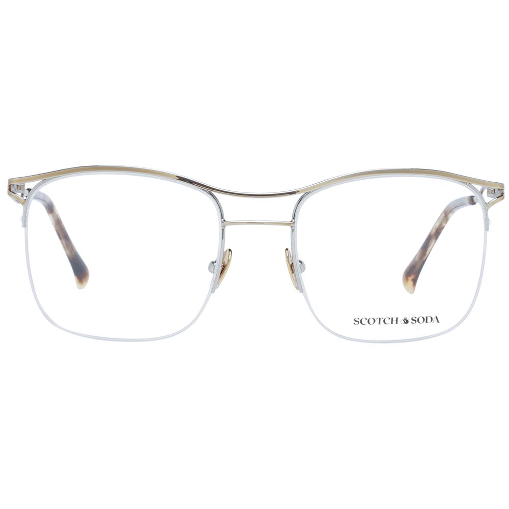Scotch & Soda Silberne optische Brillenfassungen für Männer