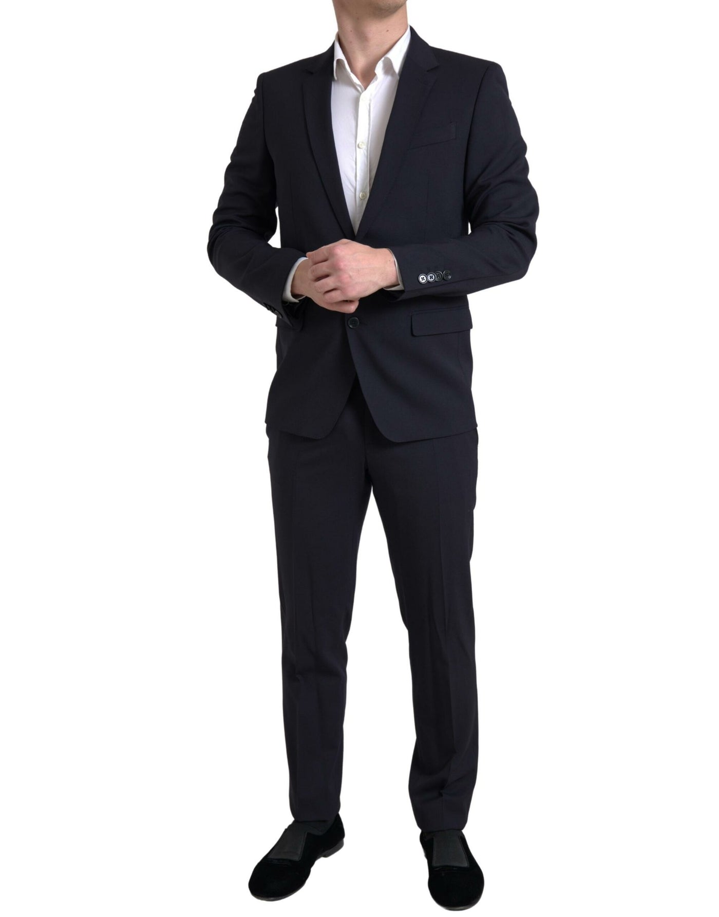 Dolce & Gabbana Blauer 2-teiliger einreihiger MARTINI Anzug