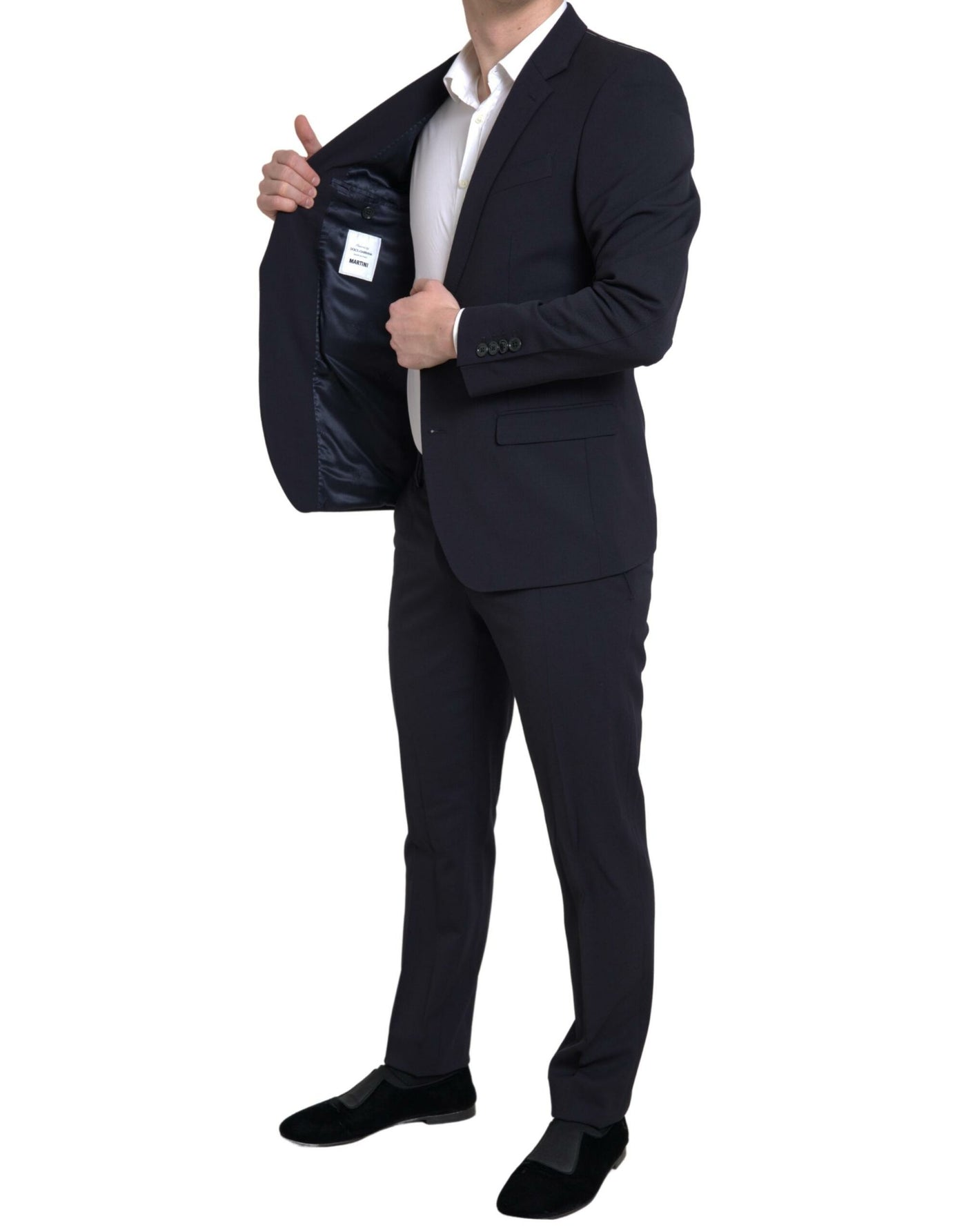 Dolce & Gabbana Blauer 2-teiliger einreihiger MARTINI Anzug