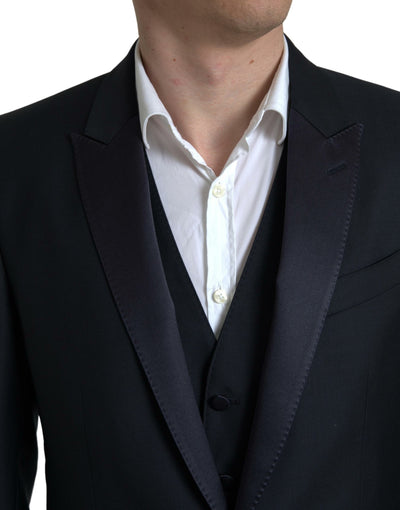 Dolce & Gabbana Blauer 2-teiliger einreihiger MARTINI Anzug