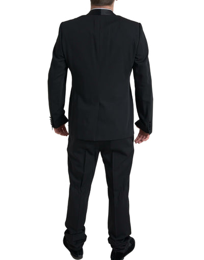 Dolce & Gabbana Schwarzer 2-teiliger einreihiger MARTINI Anzug