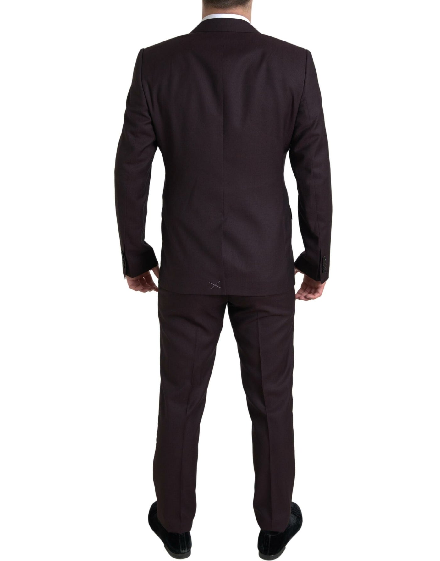Dolce & Gabbana Kastanienbrauner 2-tlg. einreihiger MARTINI Anzug