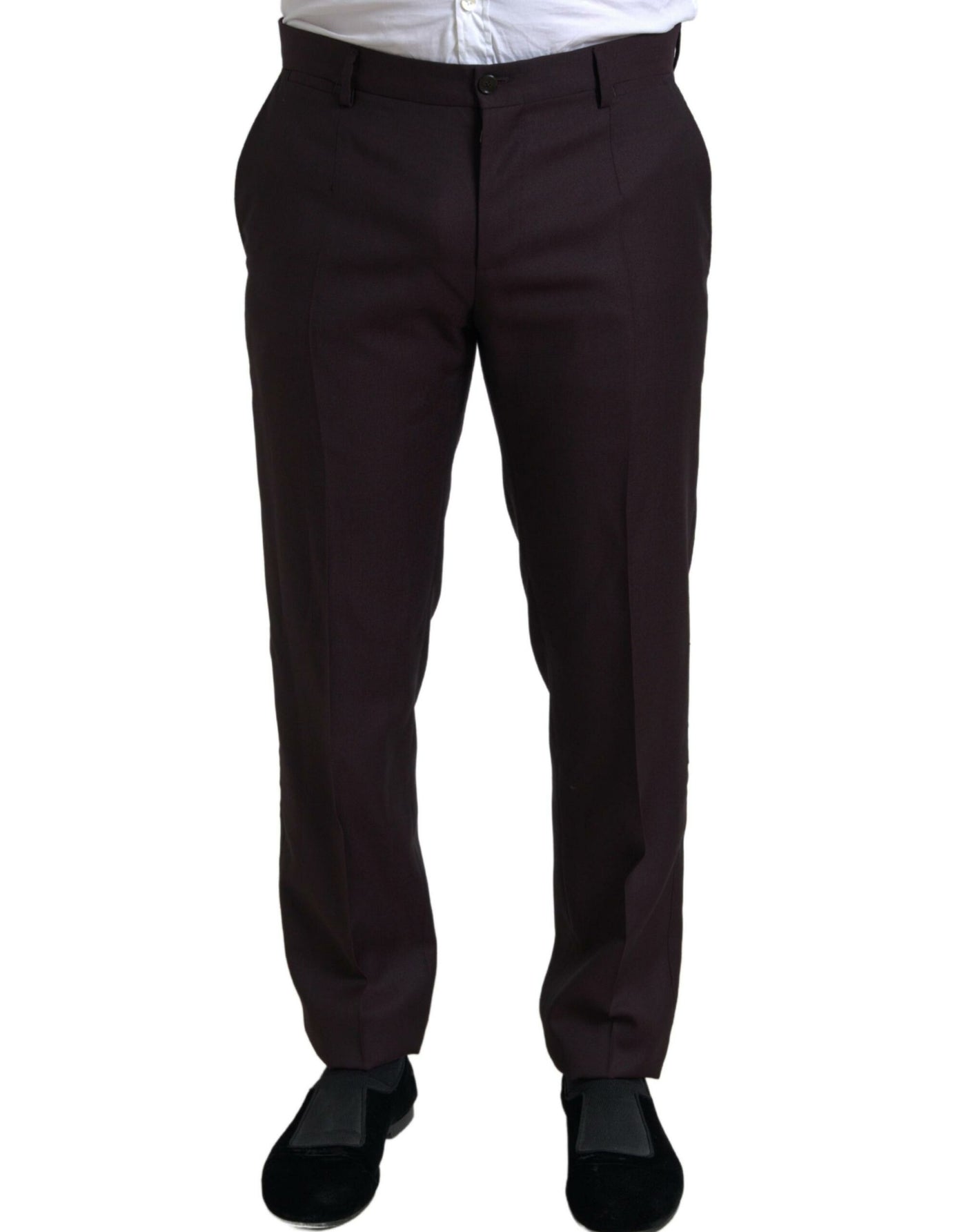 Dolce & Gabbana Kastanienbrauner 2-tlg. einreihiger MARTINI Anzug