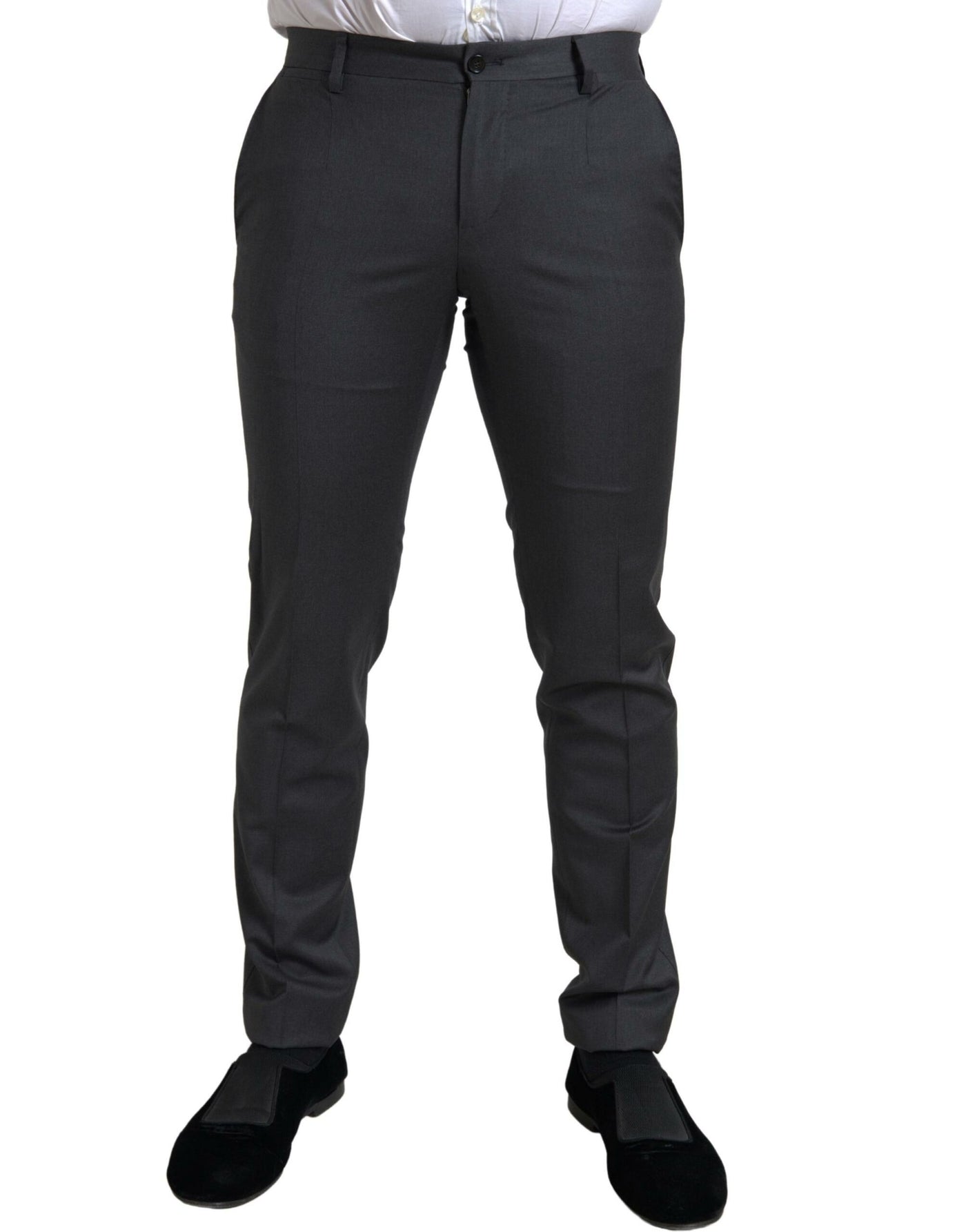 Dolce & Gabbana Grauer 2-teiliger Zweireiher SICILIA Anzug