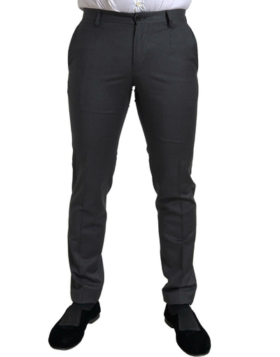 Dolce & Gabbana Grauer 2-teiliger Zweireiher SICILIA Anzug