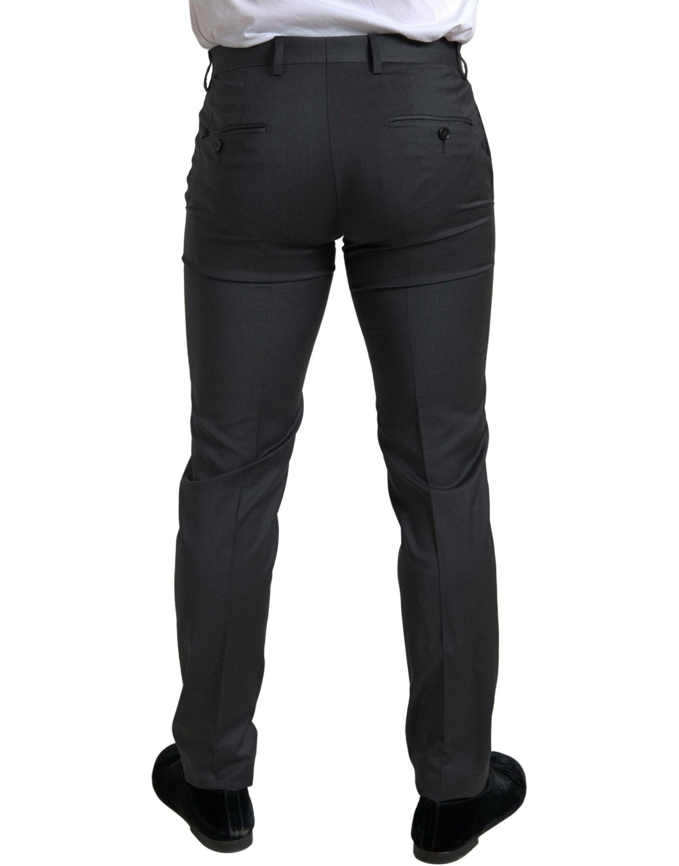 Dolce & Gabbana Grauer 2-teiliger Zweireiher SICILIA Anzug