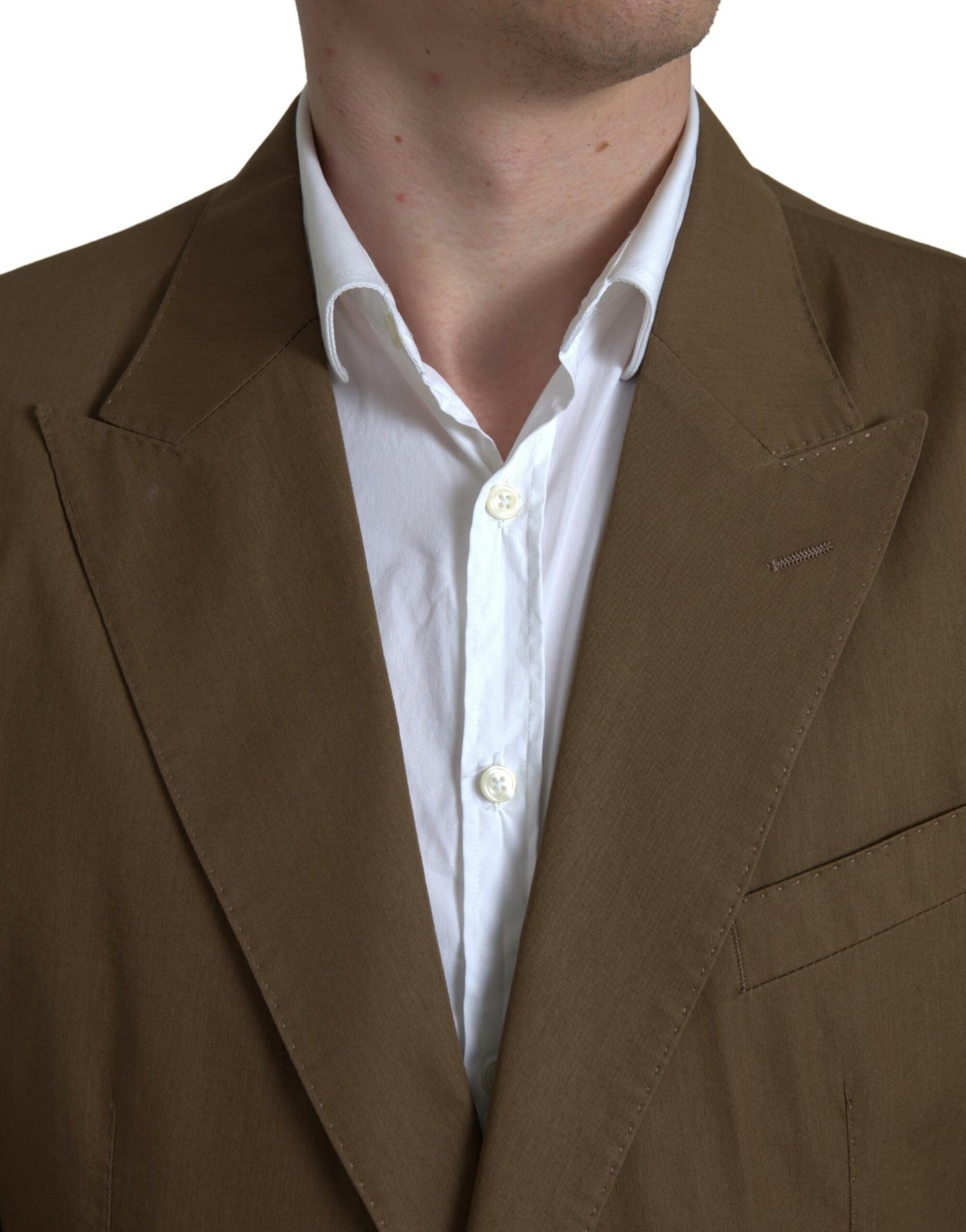Dolce & Gabbana Brauner 2-teiliger einreihiger TAORMINA-Anzug