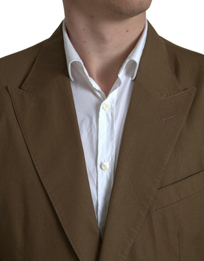 Dolce & Gabbana Brauner 2-teiliger einreihiger TAORMINA-Anzug