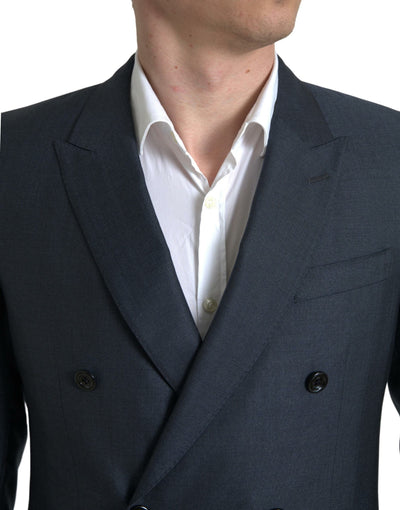 Dolce & Gabbana Blauer 2-teiliger Zweireiher MARTINI Anzug