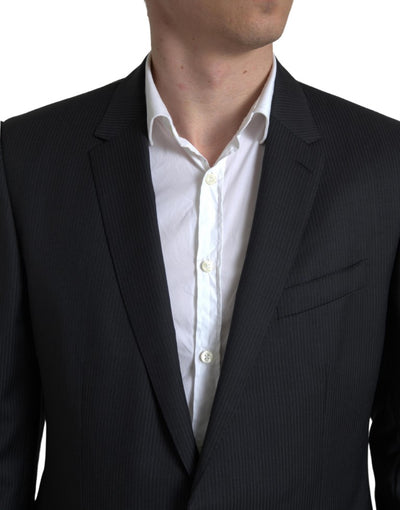 Dolce & Gabbana Schwarzer 2-teiliger einreihiger MARTINI Anzug