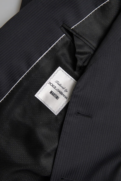Dolce & Gabbana Schwarzer 2-teiliger einreihiger MARTINI Anzug