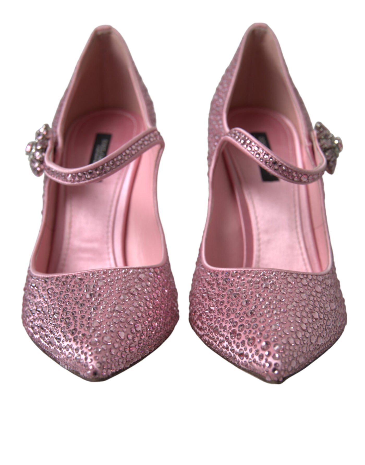Dolce & Gabbana Rosa Strass Kristall Heels Pumps Schuhe