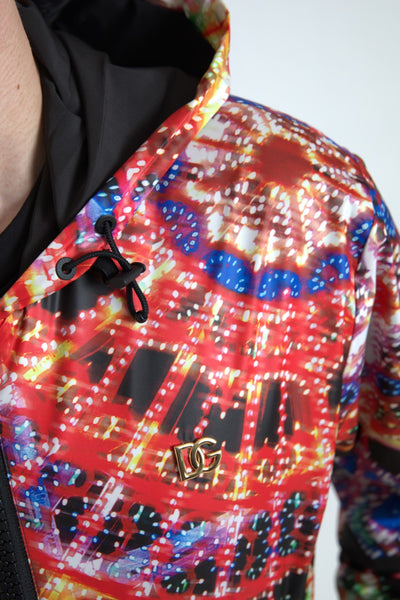 Dolce & Gabbana Multicolor Sweatshirt mit Kapuze Pullover