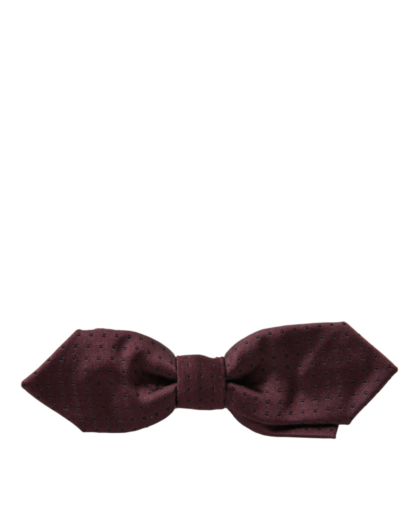 Dolce & Gabbana Rote bordeauxfarbene, schmale, verstellbare Papillon-Fliege im Nacken